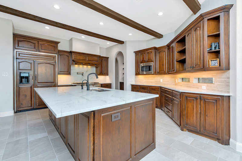 kitchen and bathroom 